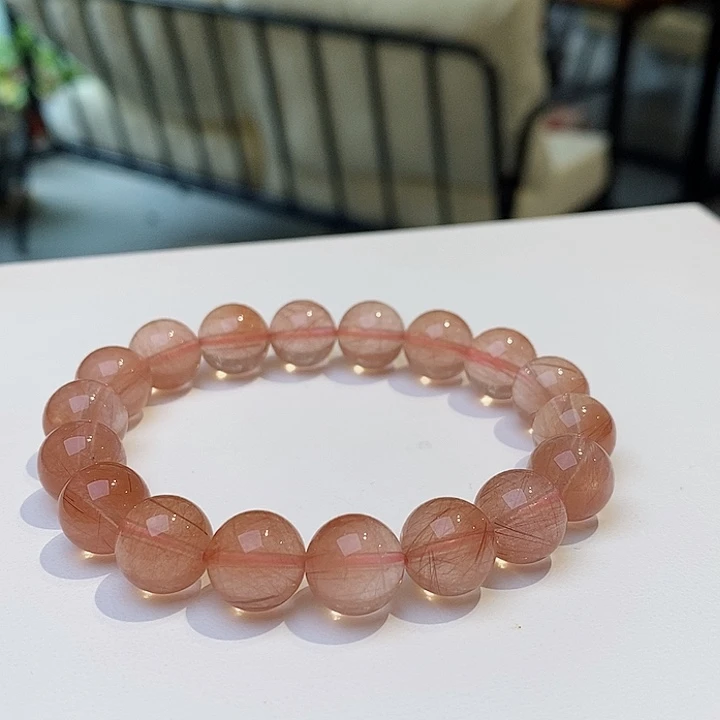 水晶手链未镶嵌红水晶11➕