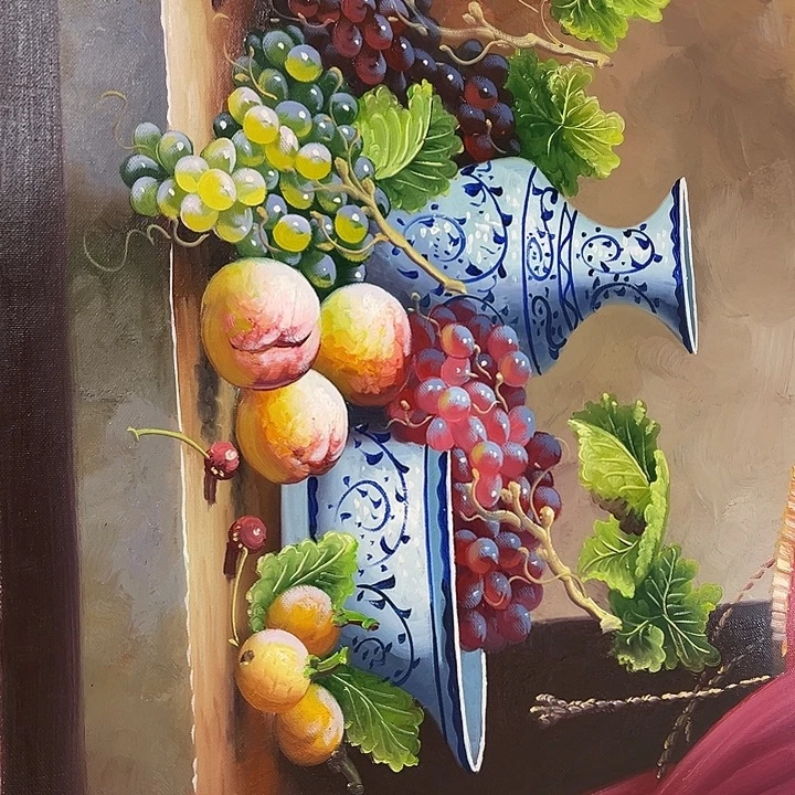 油画会一直仔仔细细