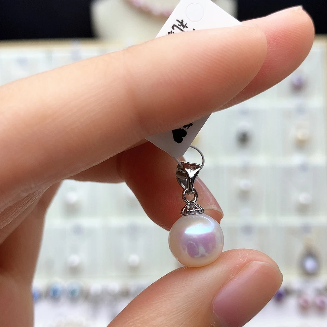 吊坠(不含链)淡水珍珠合金