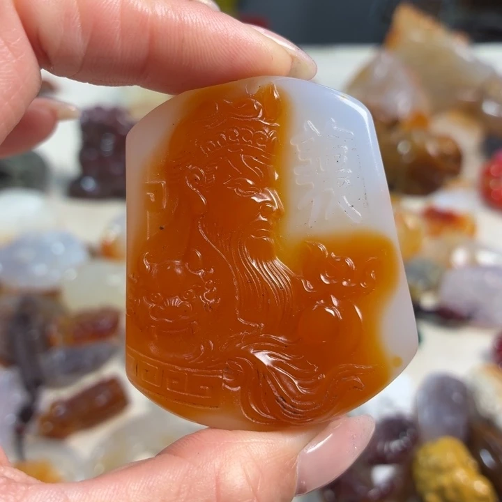 玛瑙/玉髓未镶嵌吊坠(不含链)