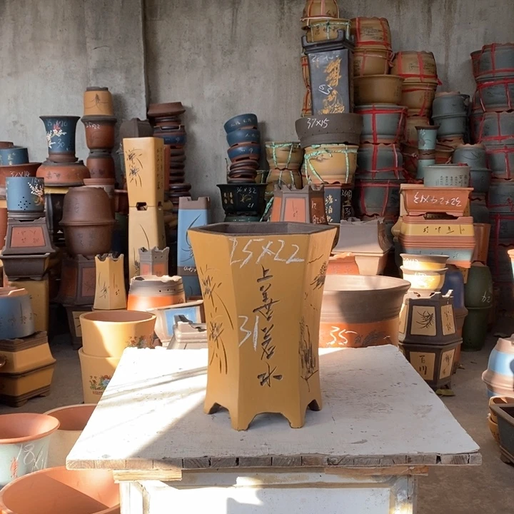 紫砂花盆紫砂花盆