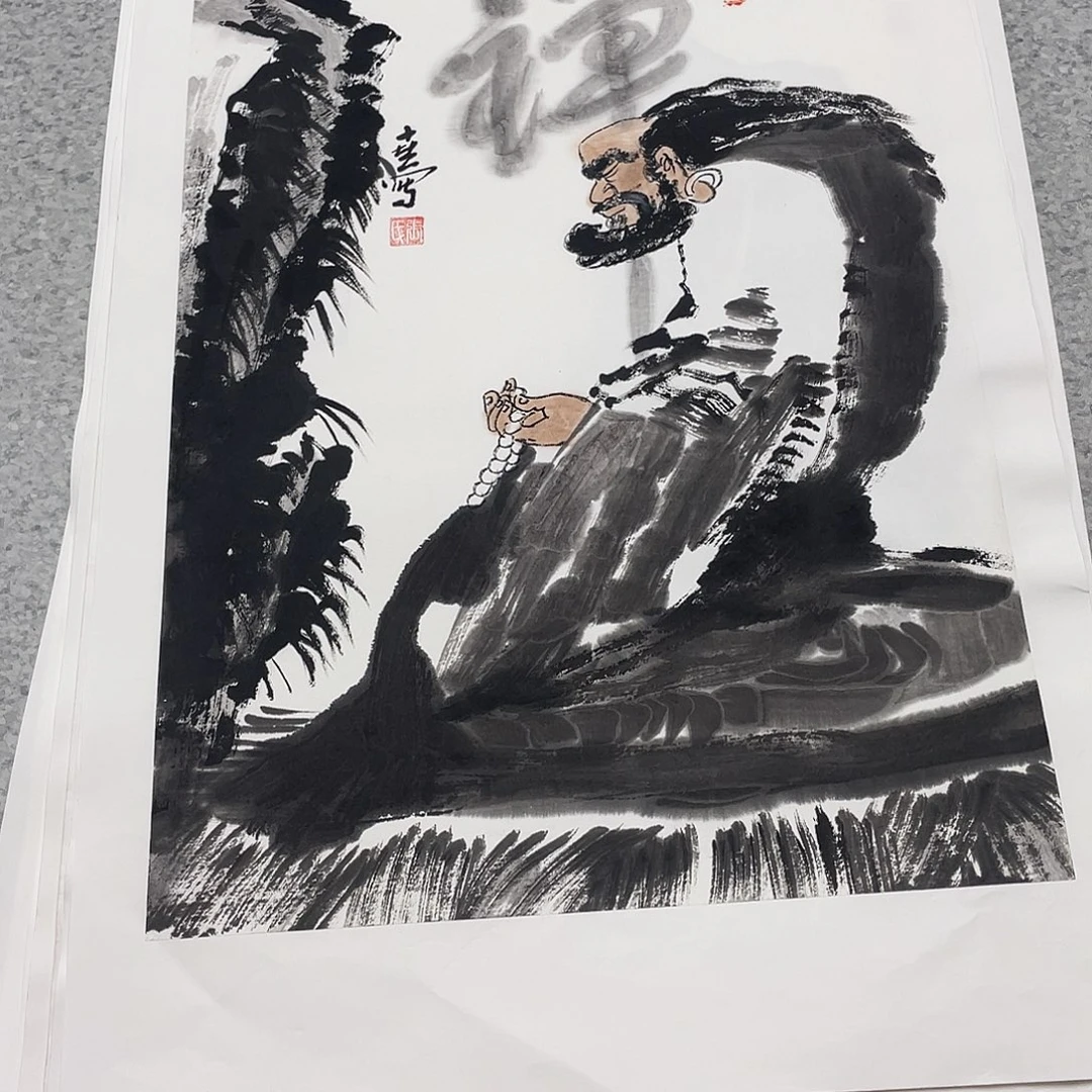 国画1.4平尺国画作品