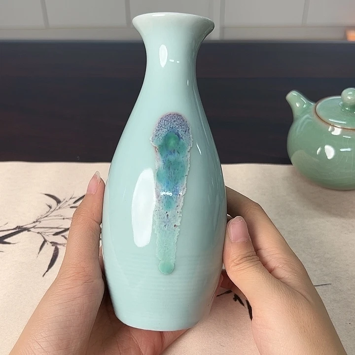 龙泉云间青瓷小米茶器