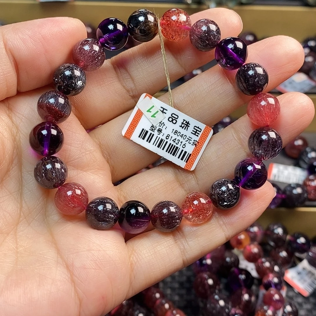 未镶嵌手链水晶超七手链814316