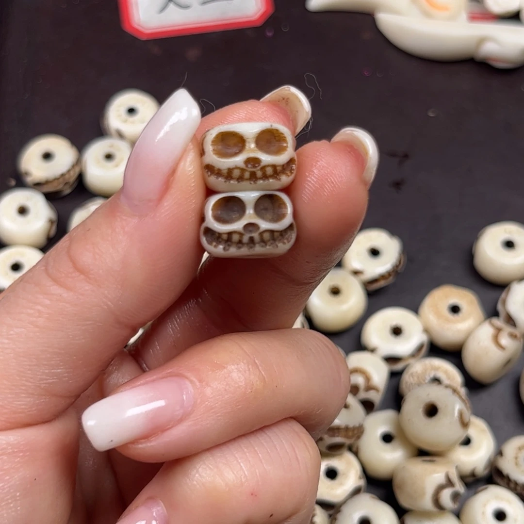 驼骨手串/手链编号25发2颗尺寸1.3