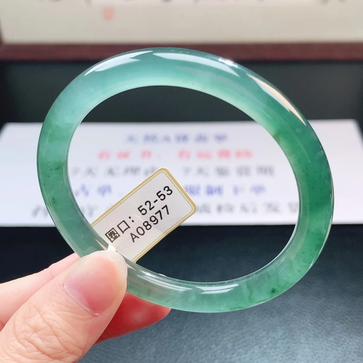 翡翠未镶嵌手镯翡翠手镯14