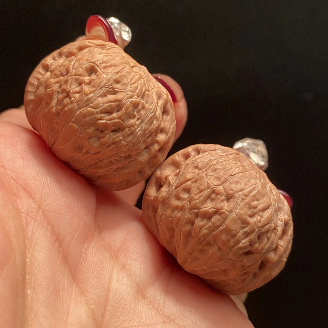 文玩核桃把件3201全品无修铁锤妹妹边32肚30高25狮子头精品对手捻