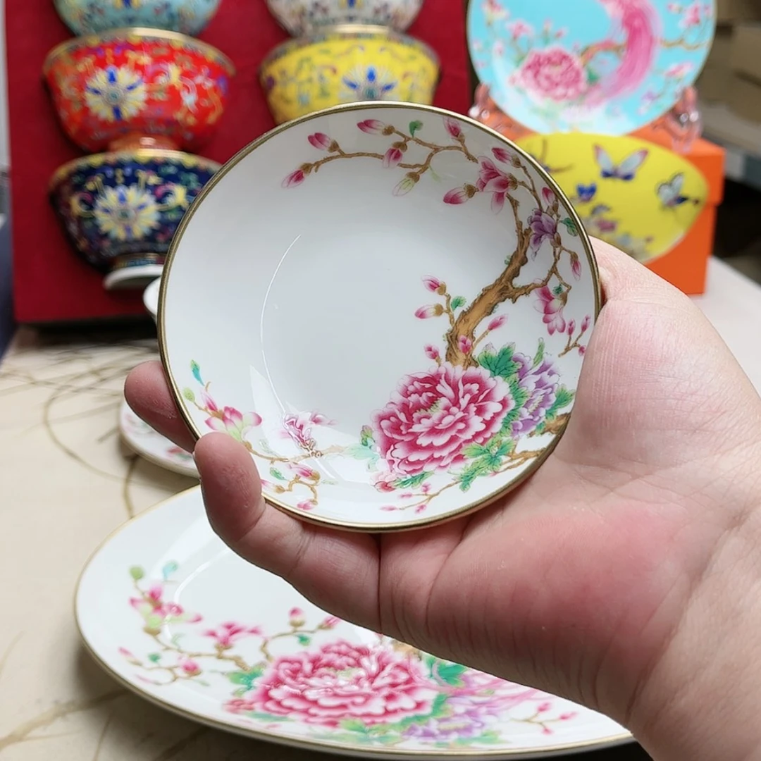 【闪购商品】珐琅又**桥4英寸1白。。。。
