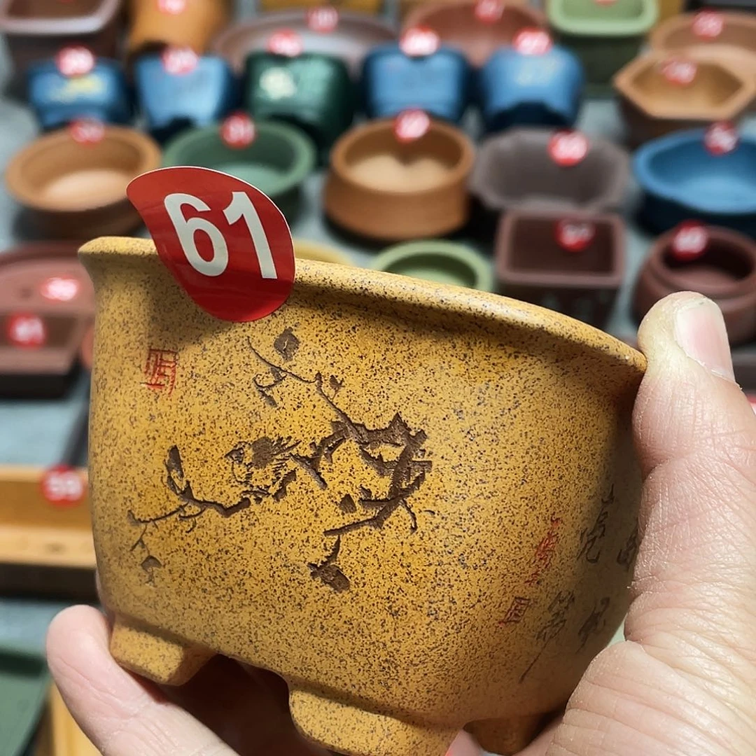 紫砂小盆8.5*5.5cmmm