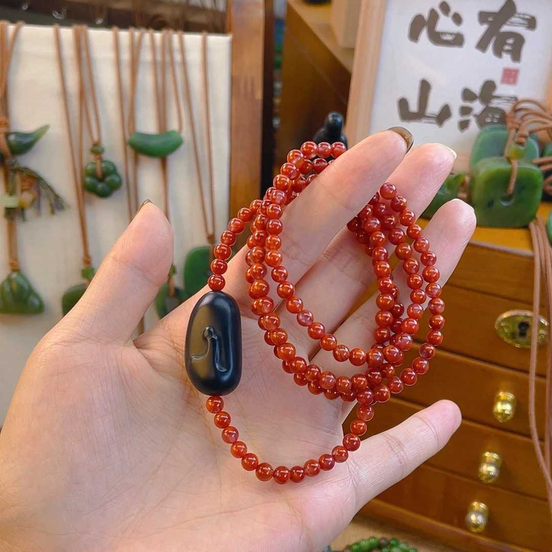未镶嵌手链南红玛瑙