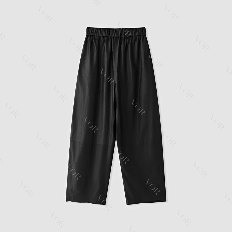 【冬姐自主品牌】VOR 轻奢时尚休闲百搭皮裤 V25300285