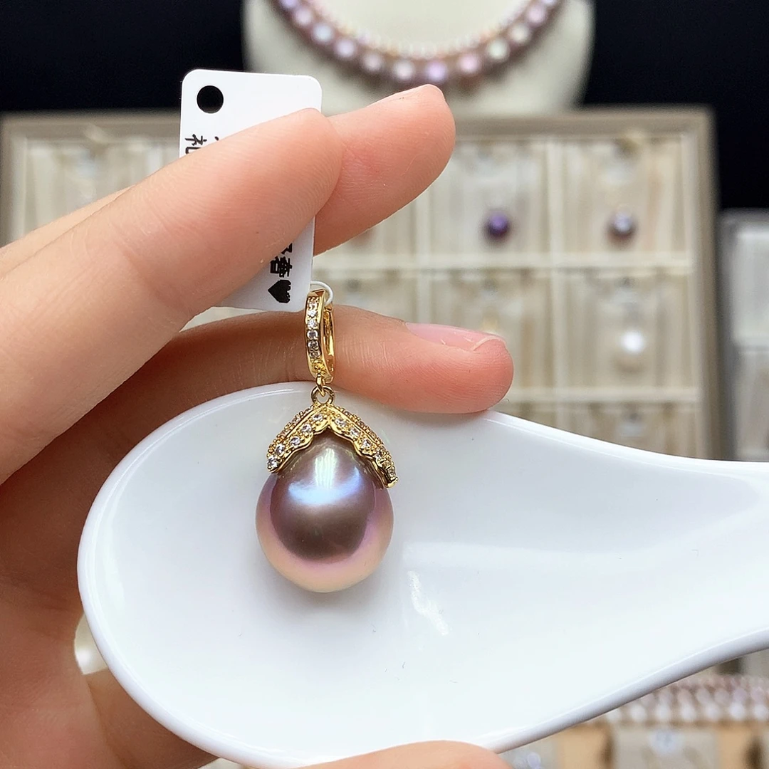 合金淡水珍珠颈饰