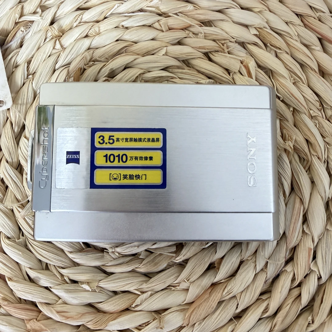 95新 Sony/索尼 T300银色触摸屏学生数码相机ccd