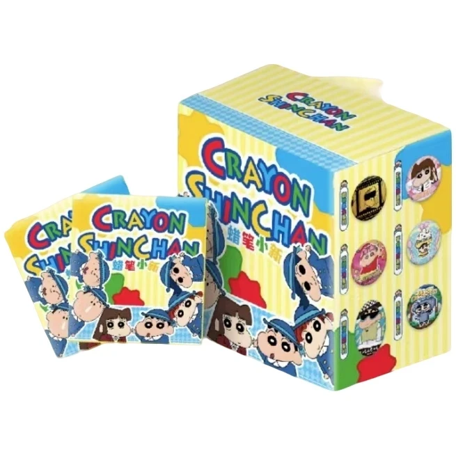 【平拆】趣宝文创-蜡笔小新吧唧-国卡二创-卡牌收藏盲盒（小淳代拆）