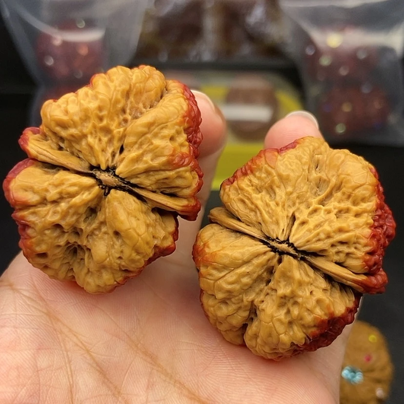 【闪购商品】把件文玩核桃43尺蝴蝶蟾