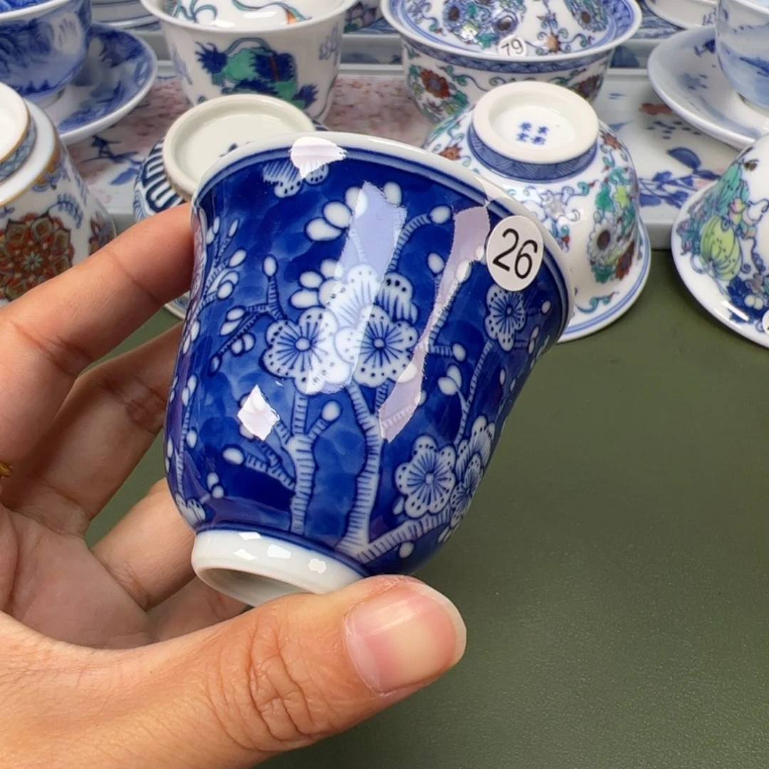 陶瓷景德镇纯手工纯手绘茶具木木26