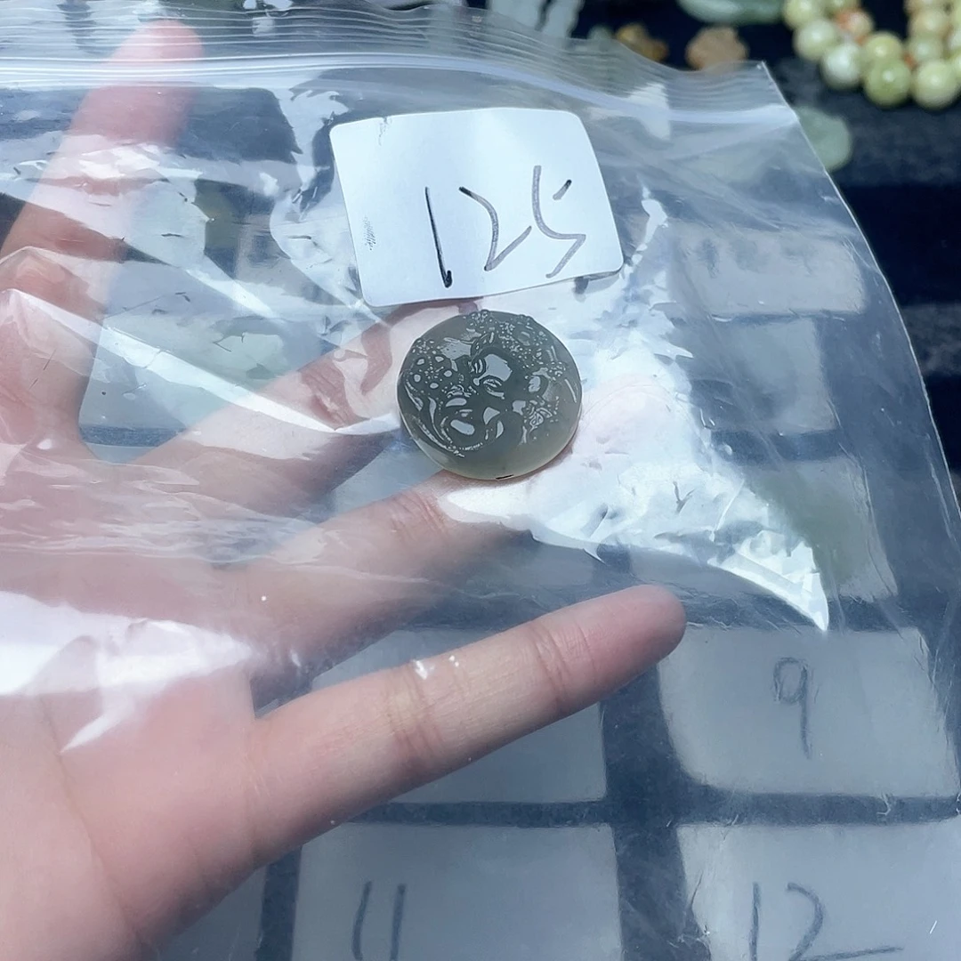 蛇纹石玉颈饰未镶嵌轻*、