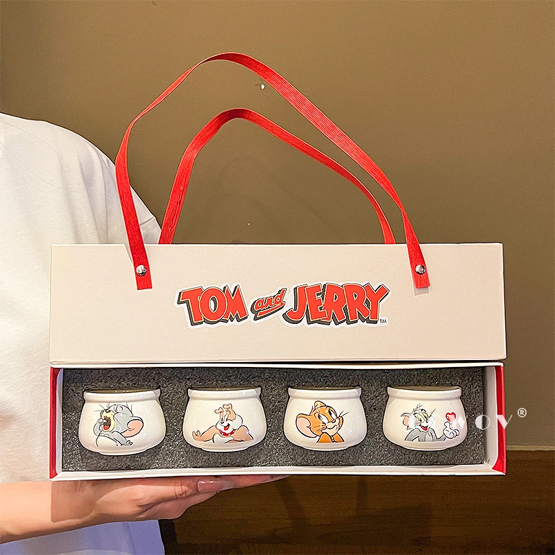 猫和老鼠联名茶杯礼盒装2025新款高颜值家用办公室陶瓷茶杯伴手礼