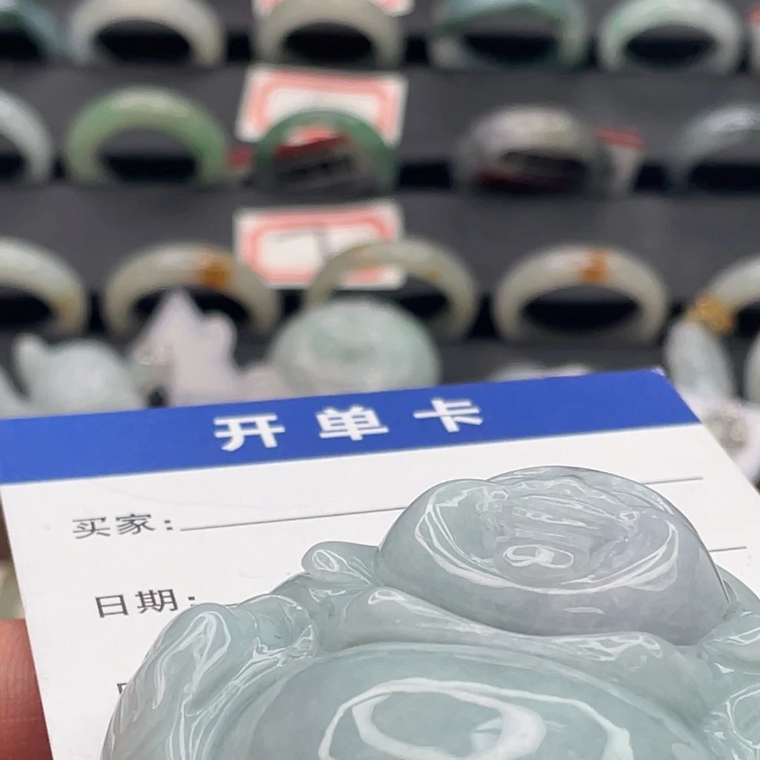 欣***方翡翠未镶嵌戒指天然翡翠A