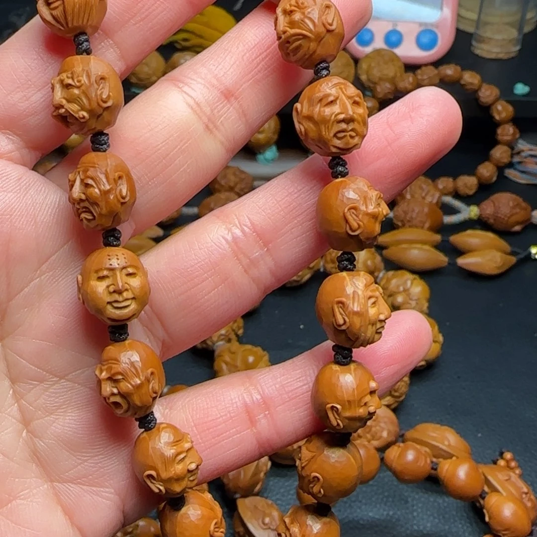 橄榄核手串/手链缘****蛋纯手工罗汉