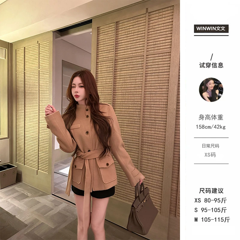 【美奈子】文文私服 秋冬时尚休闲洋气轻奢百搭减龄外套WWD5WT2812