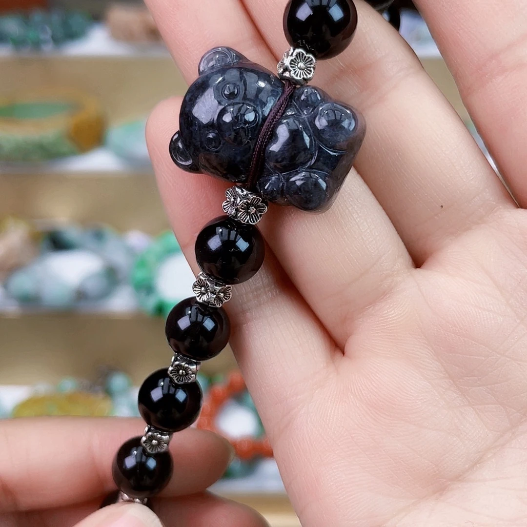 翡翠未镶嵌手链手链