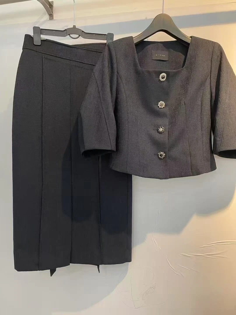 【JK570】摩斯风时尚套装复古港风国风老钱风轻奢休闲