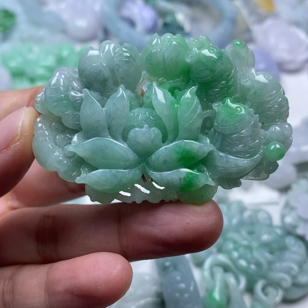 颈饰未镶嵌翡翠翡翠