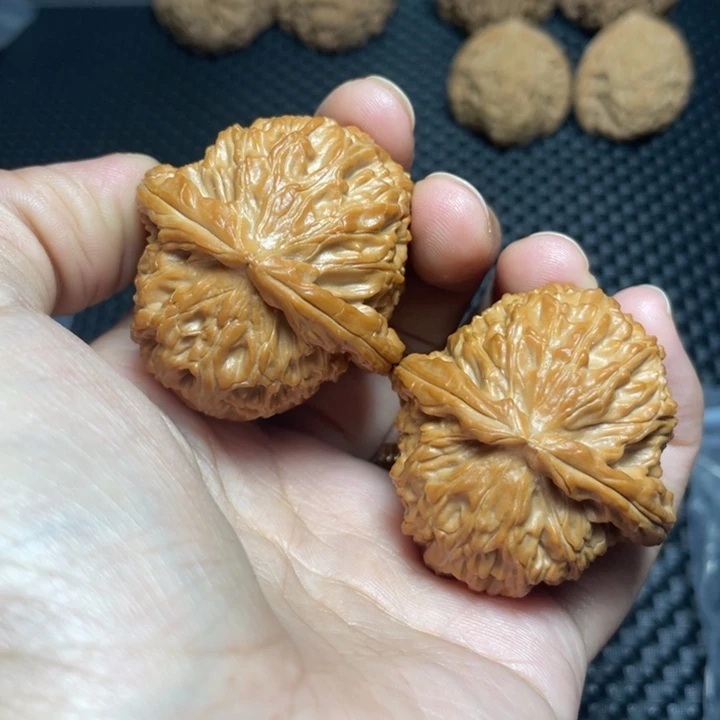 骑***宝把件文玩核桃40白狮子头