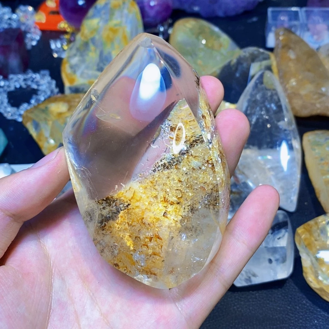 天然水晶随形未镶嵌水晶迟***