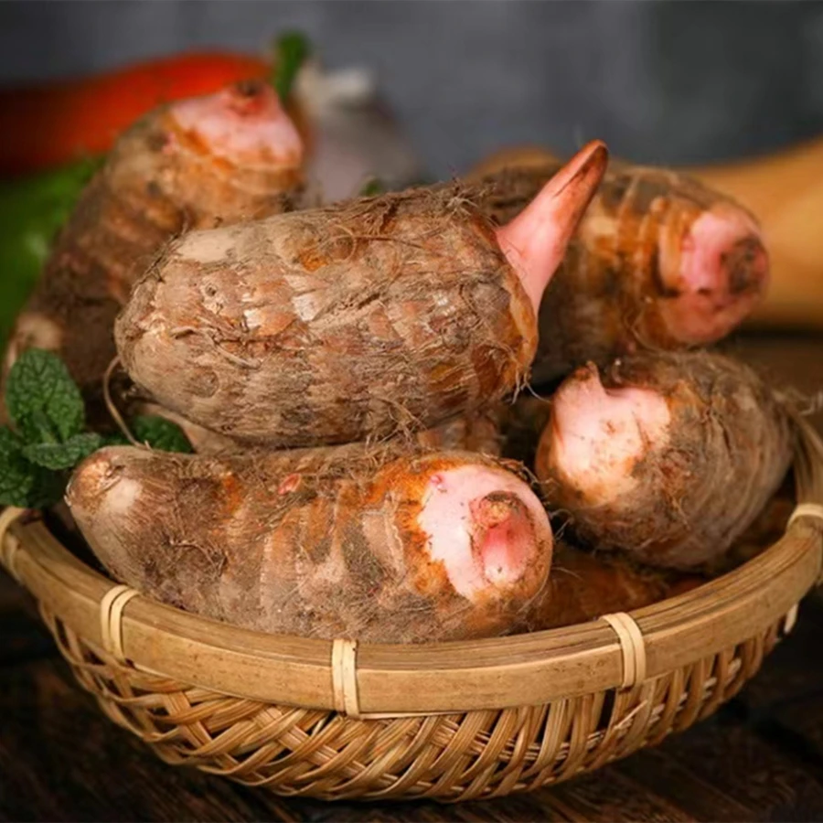 正宗江西铅山红芽毛芋头5斤软糯香甜现挖芋艿小芋头当季农家美味