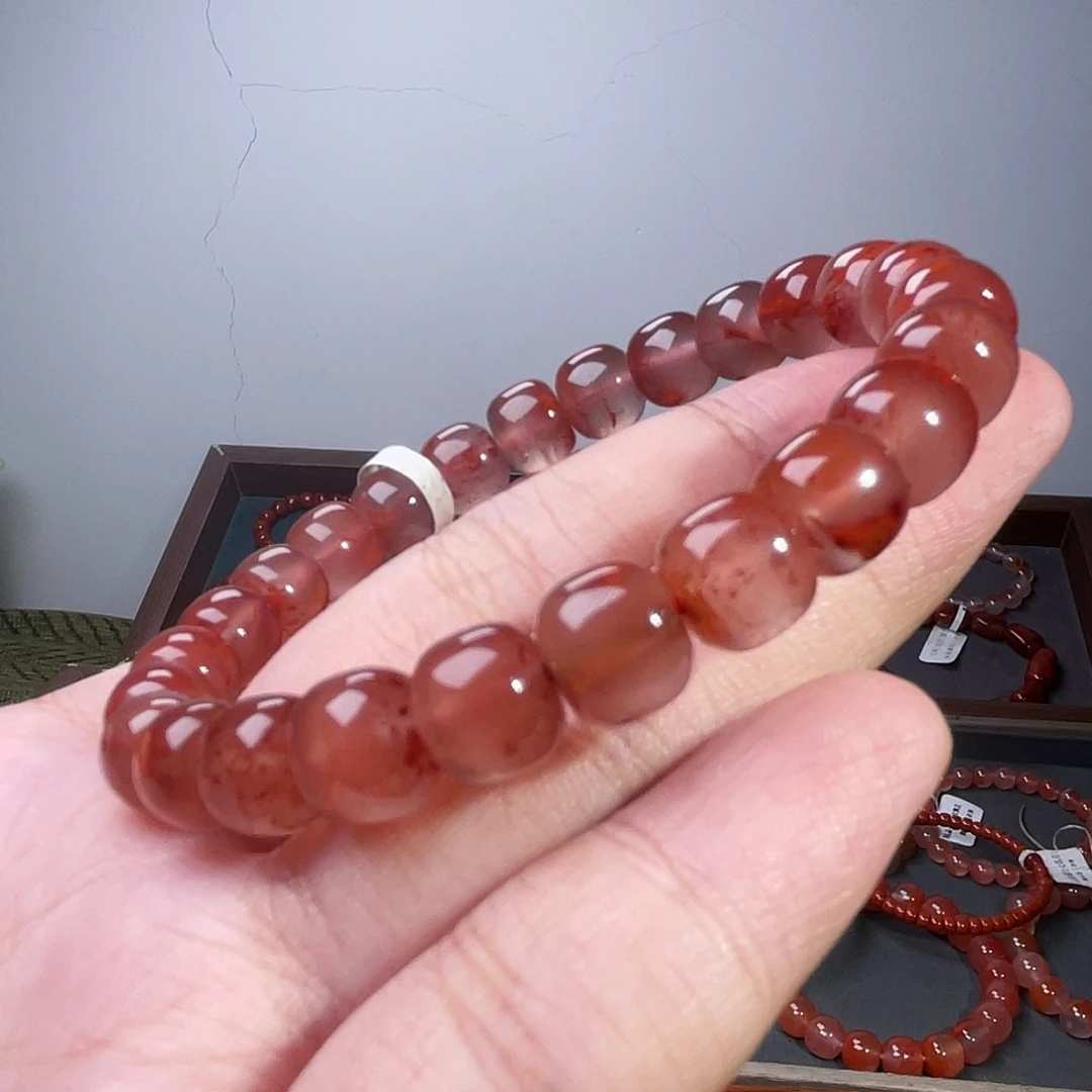 南红玛瑙合金摆件