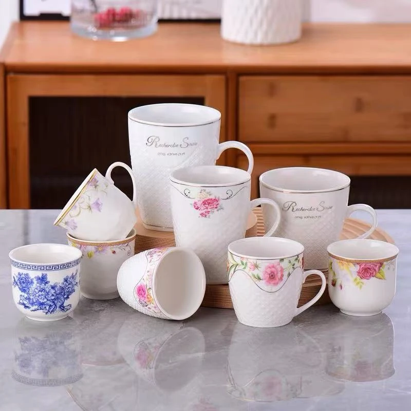 釉下彩 骨瓷杯（款式随机发货）