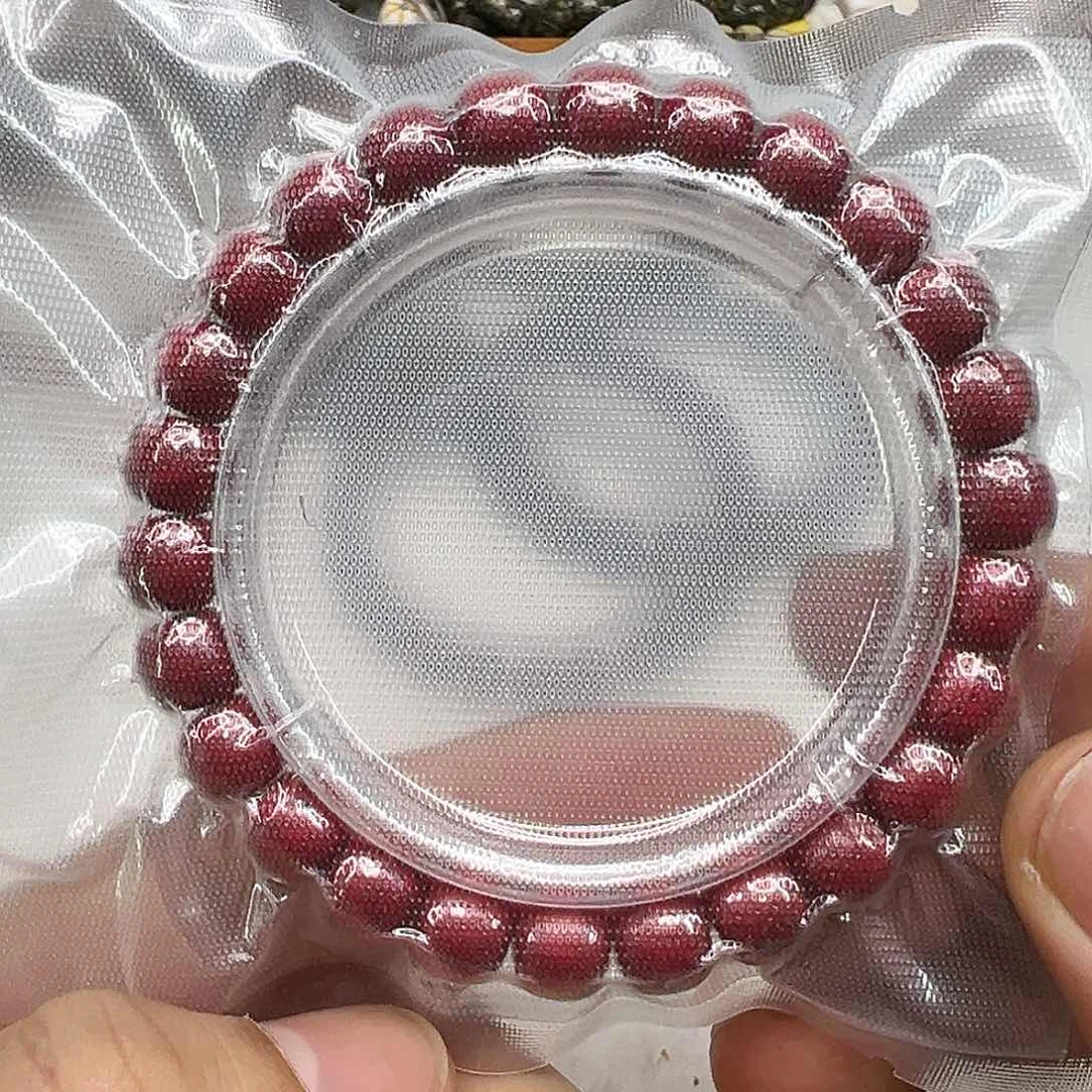 星月菩提手串52灭火红朱供星月菩提单圈98