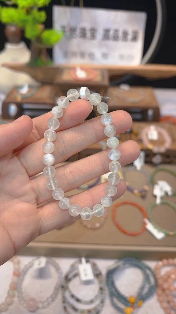 单圈素圈白月光款手串Y1011