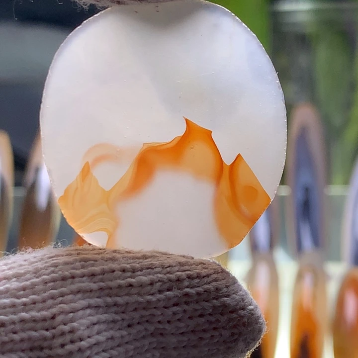 未镶嵌玛瑙/玉髓珠宝半成品144