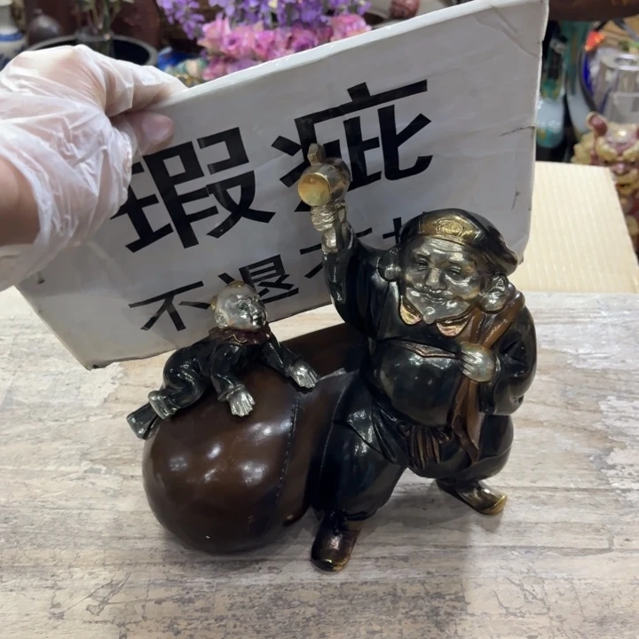 合金古美术置物摆件