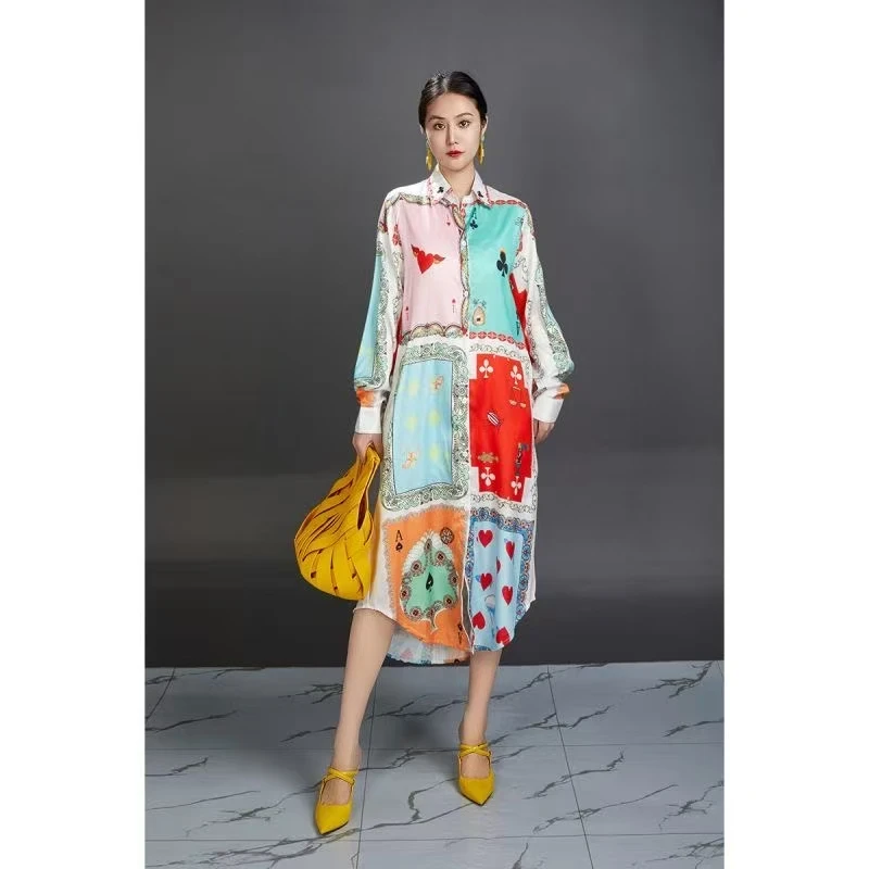 最新【海燕0131】长裙秋季常规高腰拖尾裙子连衣裙夏季中长款