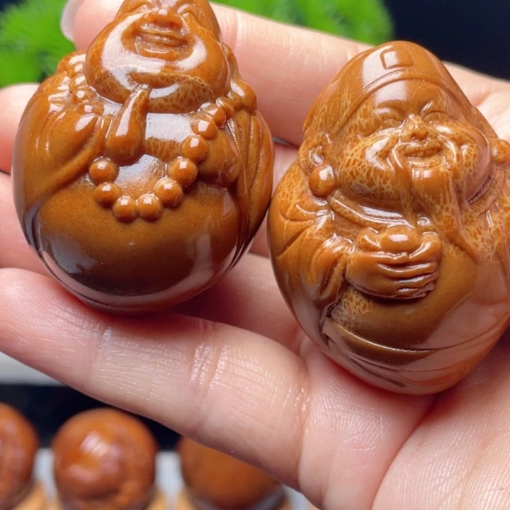 把件橄榄核财迷3.5手球