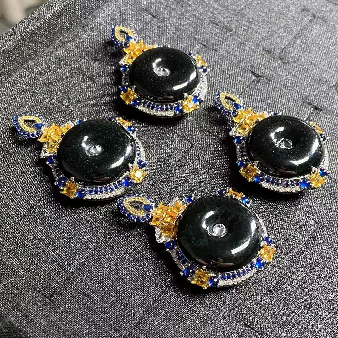 16111天然A货翡翠【平安扣】多样性发一个