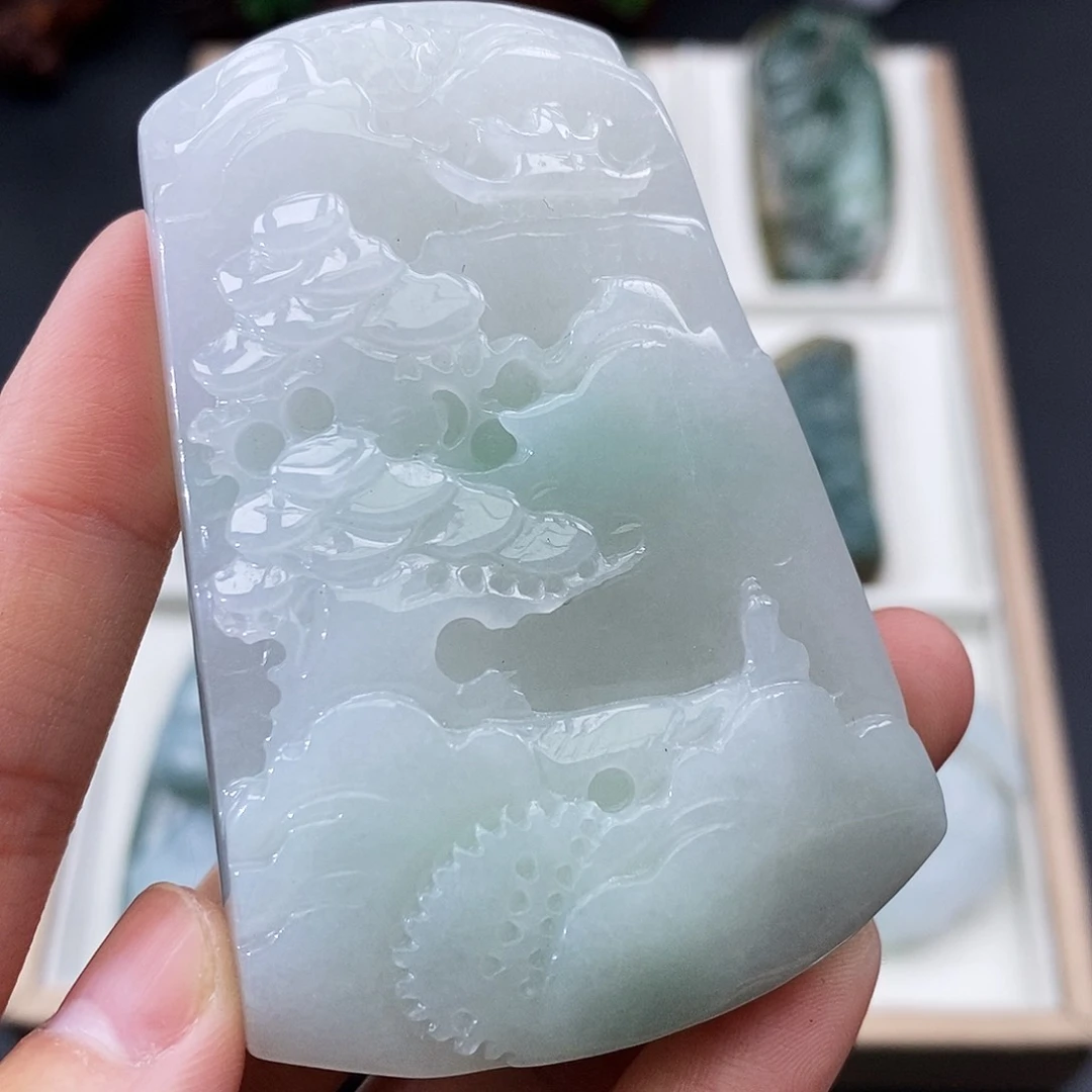 颈饰未镶嵌翡翠缅甸翡翠a货
