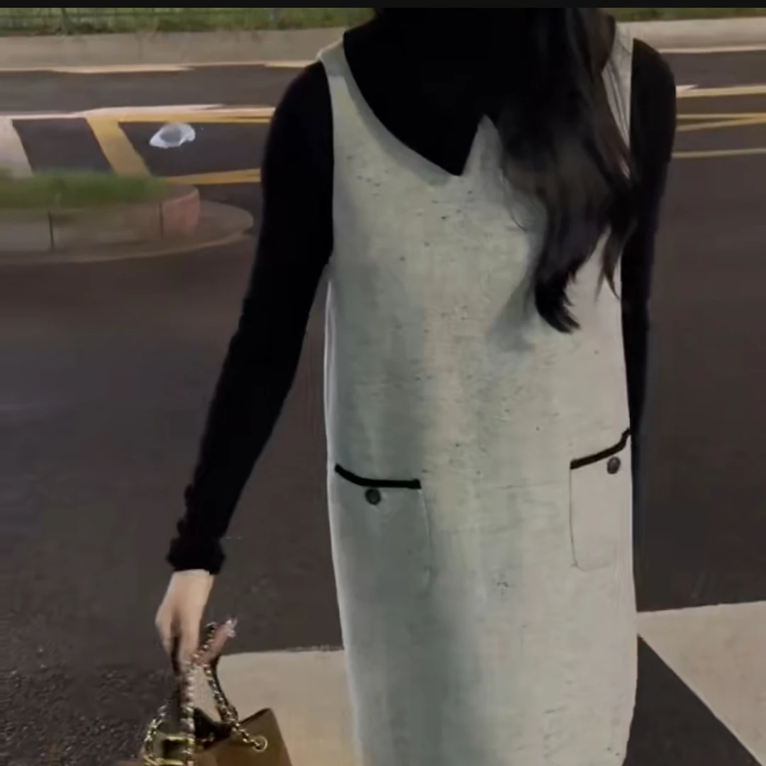 时尚拼接重工蝴蝶结显瘦气质设计高定休闲连衣裙条纹宽松长款夏季