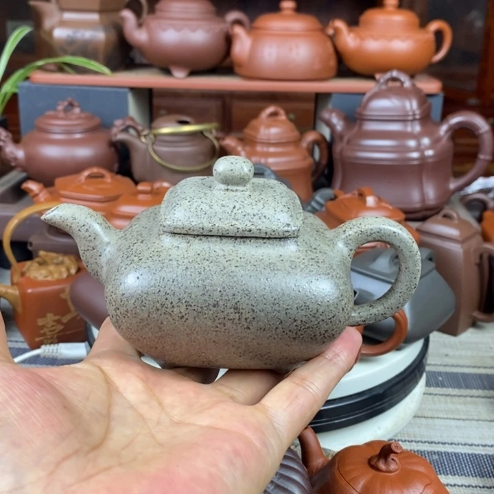 茶壶紫砂四方传炉280cc原矿特高温老青段双十一特价