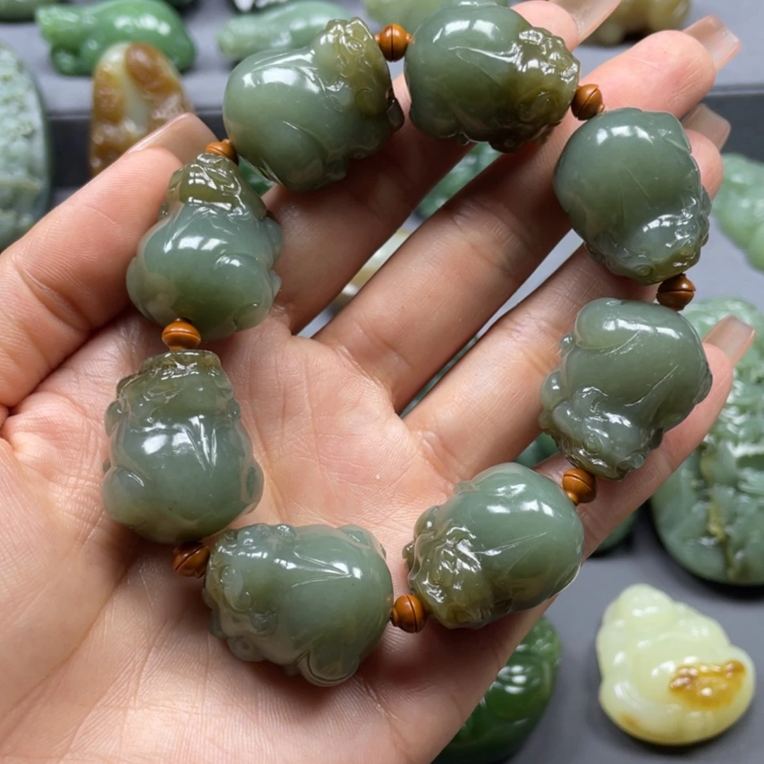 【闪购商品】手串未镶嵌和田玉定制