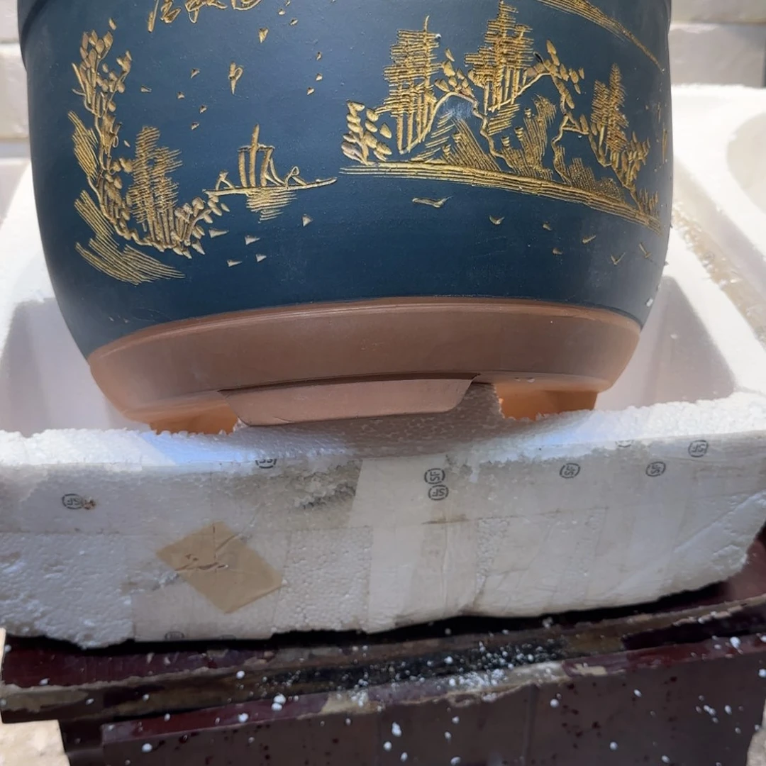 紫砂花盆口径25.15口径