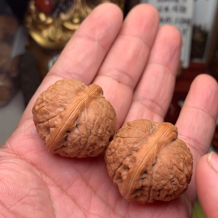 文玩核桃把件乾隆摸