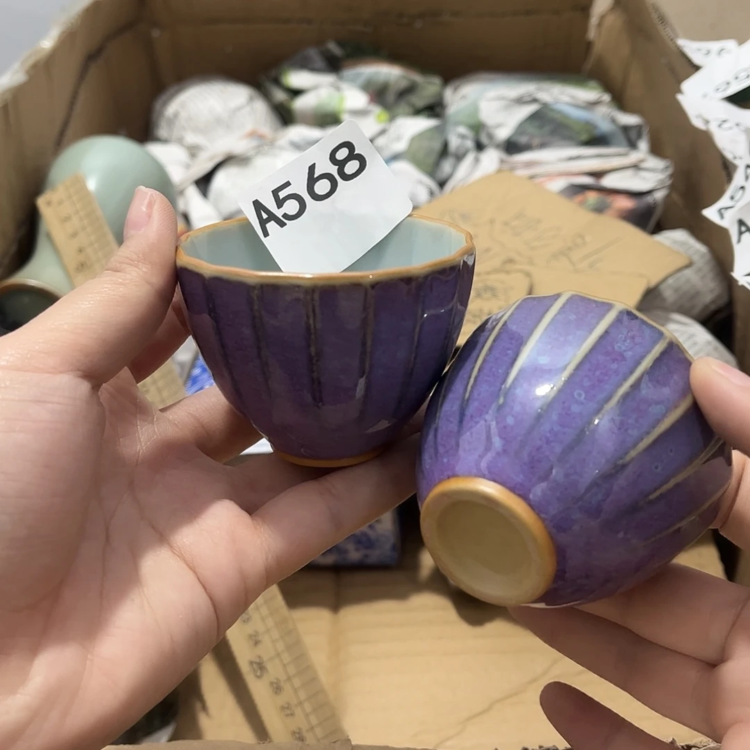 瓷片茶摆件工艺品摆件666