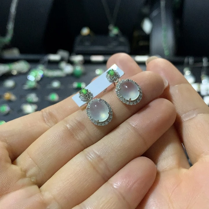 翡翠银S925镶嵌戒指