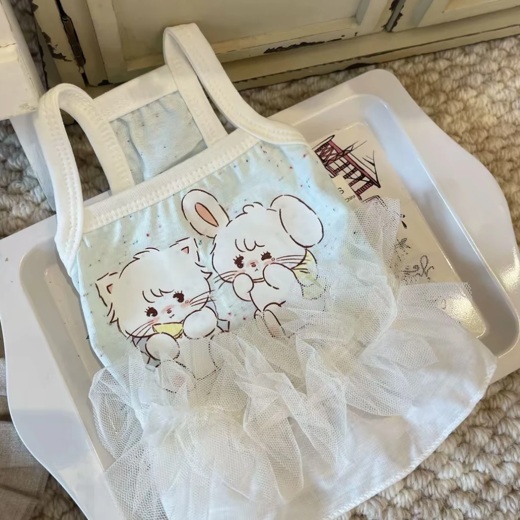 宠物服饰高订蕾丝吊带兔