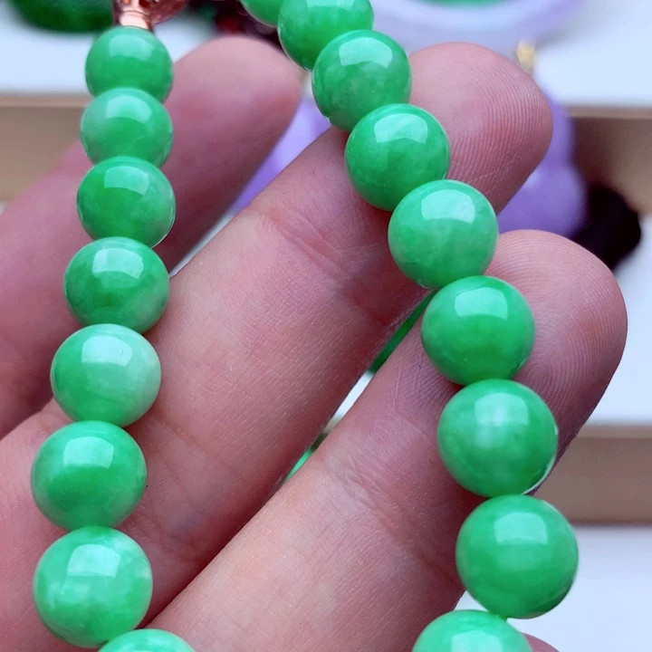 翡翠未镶嵌手链手串